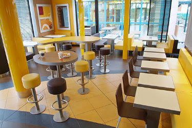 Pizza de McDonald's à Toulouse